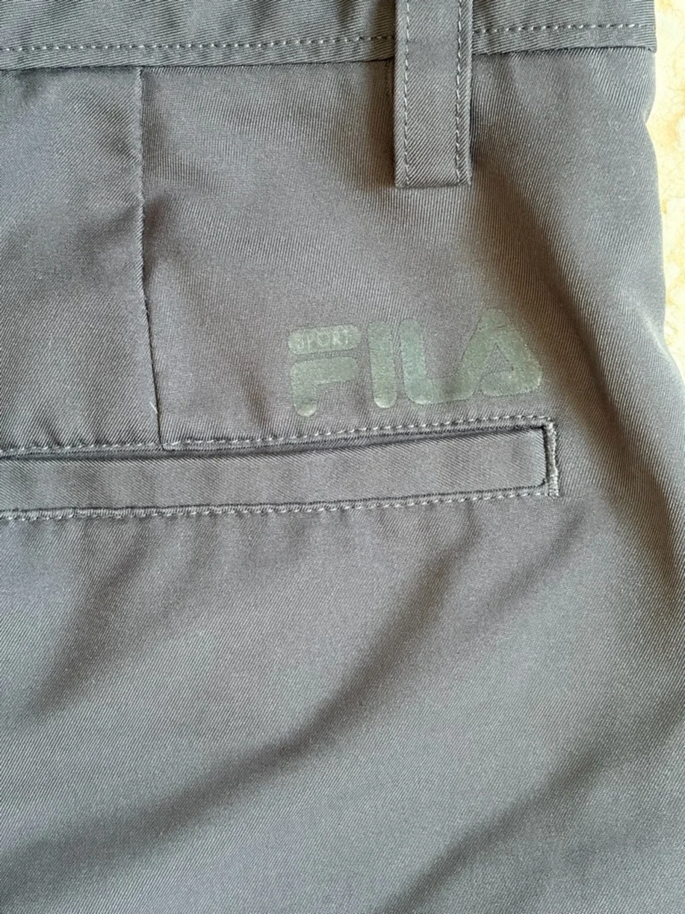 Fila Men's Black Athletic Zip-Pocket Shorts - Picture 7 of 7